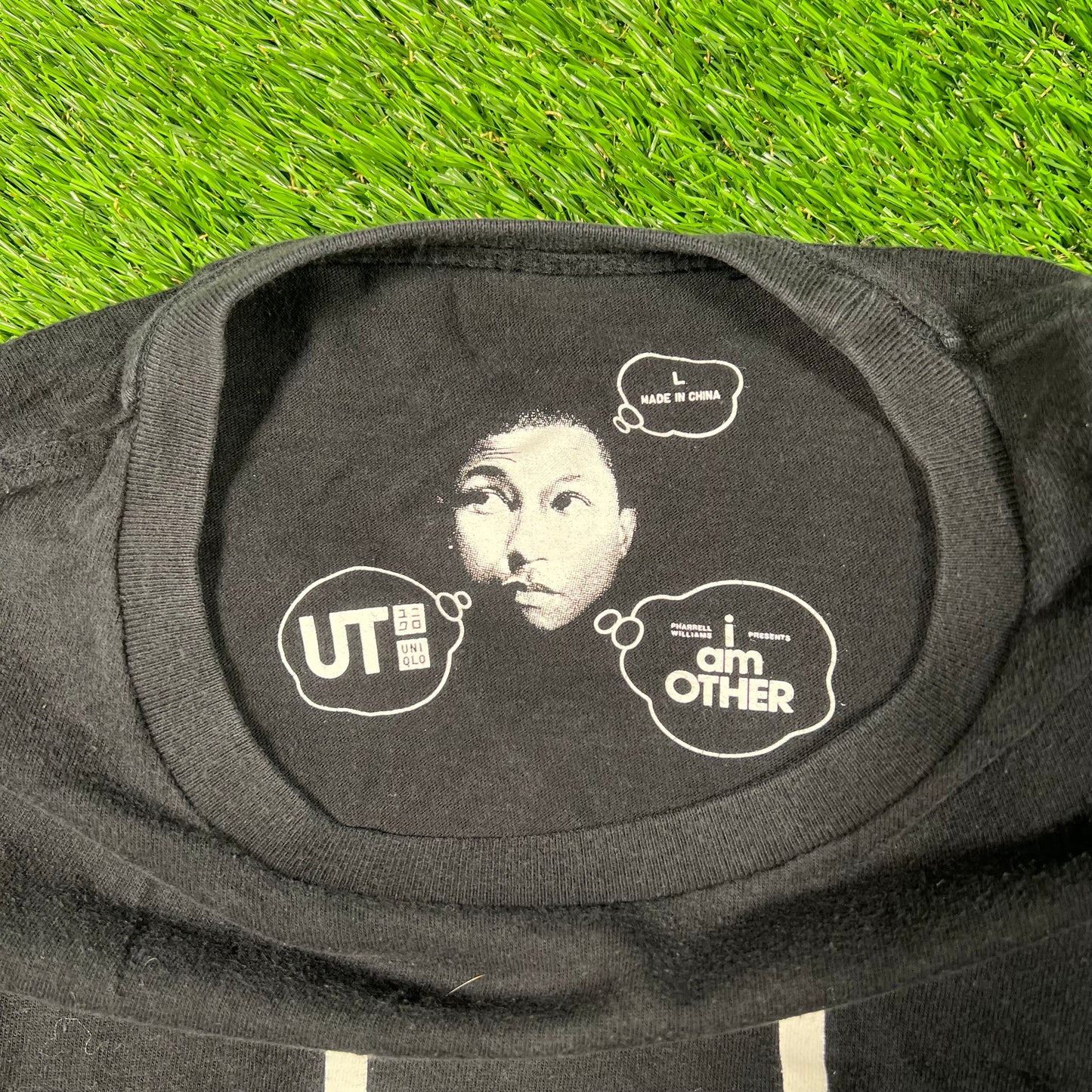 Pharrel Williams Uniqlo I Am Other Box Tee Size Large USED x15339