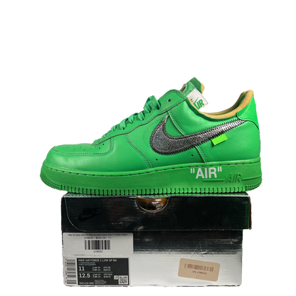 Nike Air Force One Off White Brooklyn Green (2022) Size 11 USED s16032
