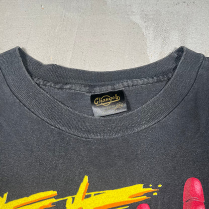1997 Chicago Bulls "High Five" Black Tee Size XXL USED v18970