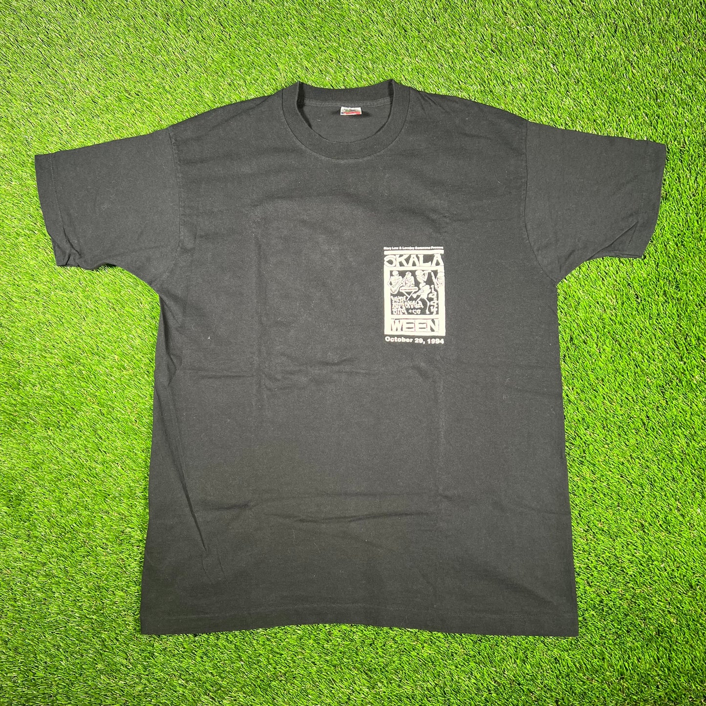 1994 Skalaween Black Tee Size XL USED v17454