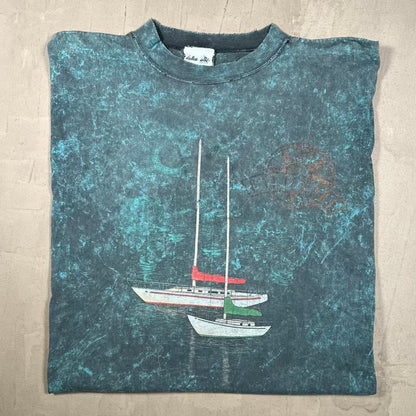 1990s Baltimore Harbor AOP Tee Size XL USED v20320