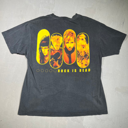 1999 Vintage Marilyn Manson Rock is dead Tee black Size XL USED v13955
