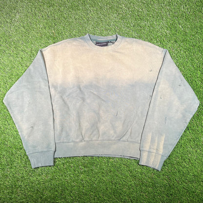 GV Gallery Raspberry Hills Green Washed G-3 Crewneck Size XS NEW x15623