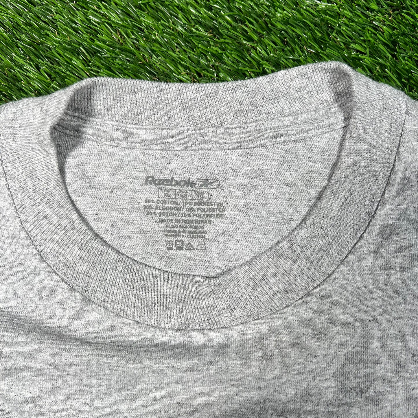 2007 Giants Eli Manning NFC Champs Grey Tee Size XL USED v17647