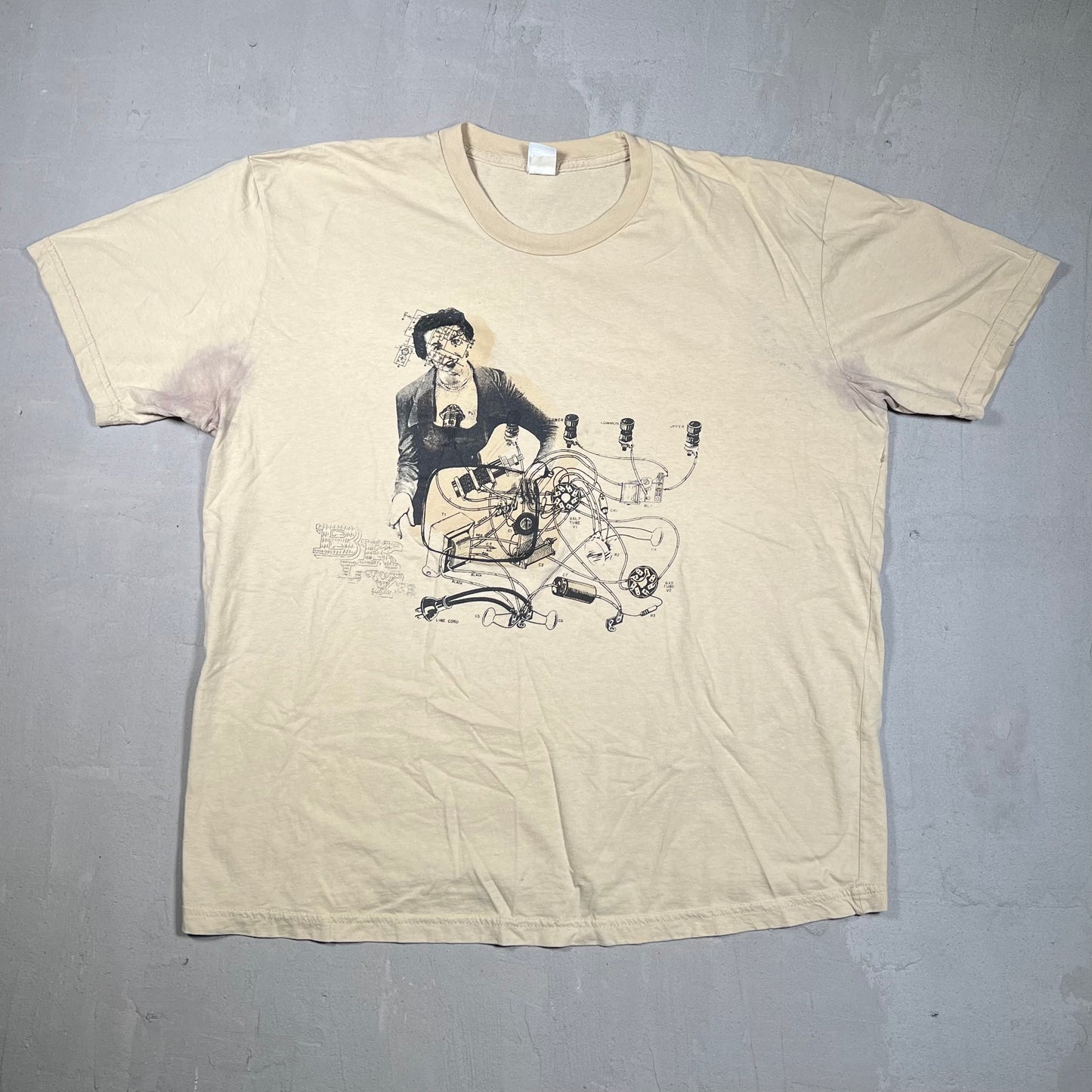 Brooklyn Industries Khaki "Homemaker" Tee Size XXL USED x17275