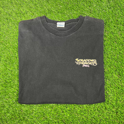 2005 Scrapped Princess Black Anime Tee Size Large USED v17255