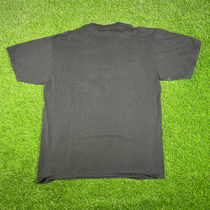 1990s Coca Cola Black Art Tee Size XL USED v17264