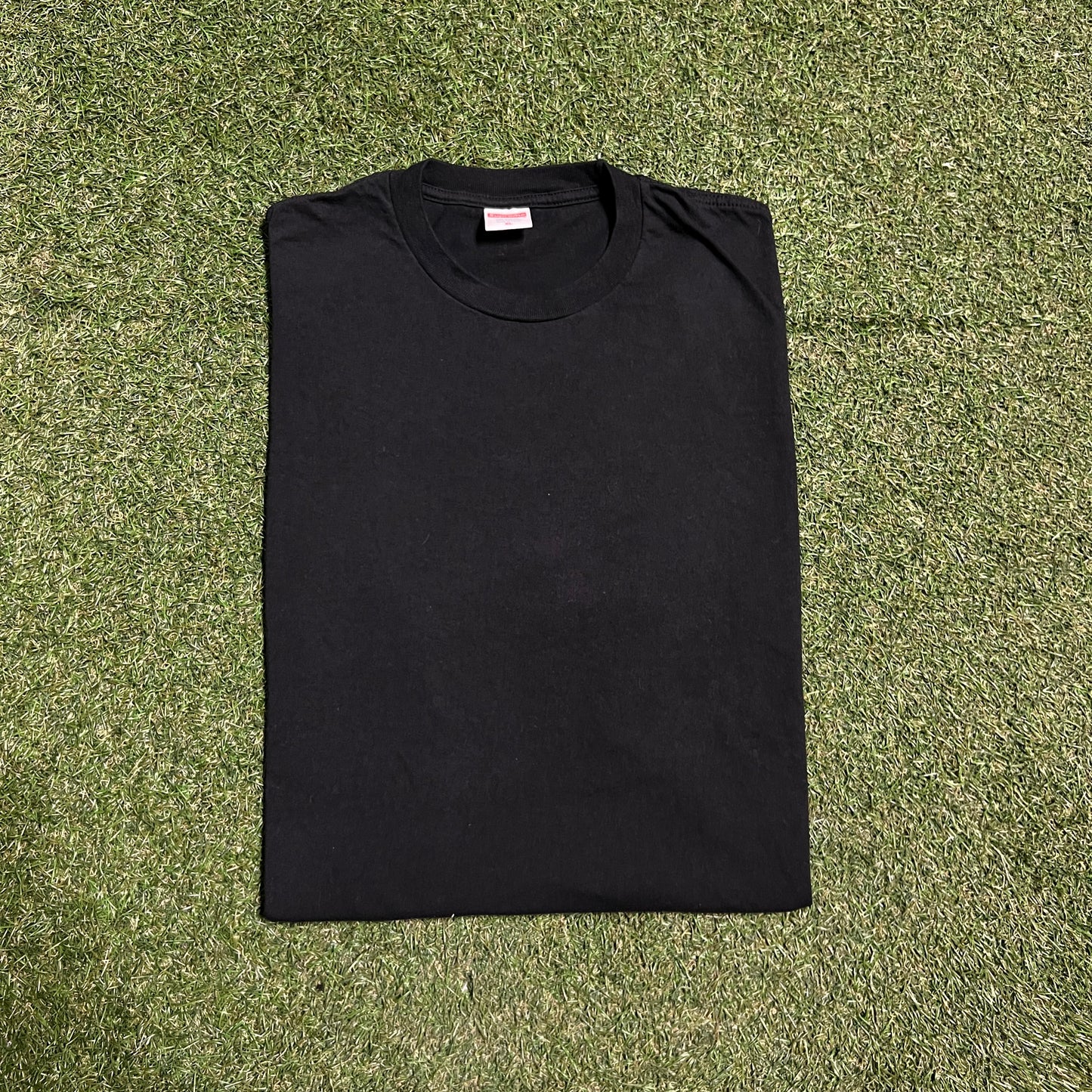 Supreme Black Plain Tee Size XL USED x13658