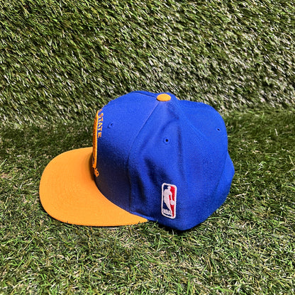 Mitchell & Ness Golden State Warriors Blue Hat One Size USED v15993