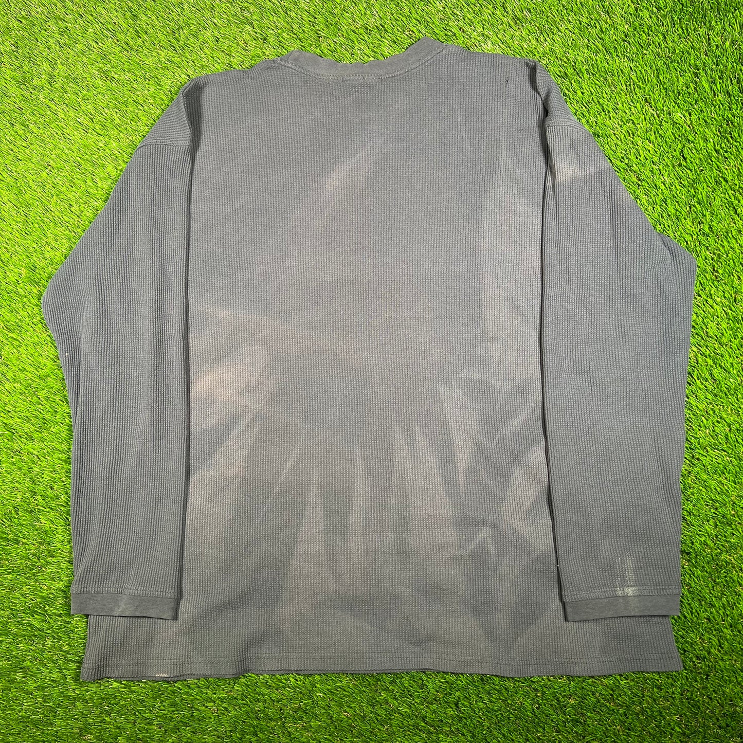 1990s Penn State Navy Waffle Thermal Size XL USED v17486