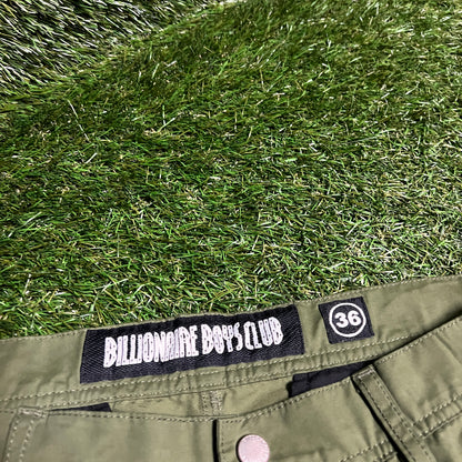 Billionaire Boys Club BBC Shooting Star Green Cargo Pants Size 36 USED X14286