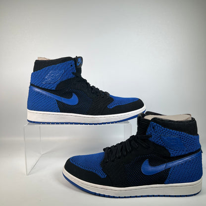 Jordan 1 High Flyknit Royal (2017) Size 10.5 USED s22444