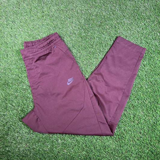 Nike Tech Maroon Pants Size Medium USED v17858