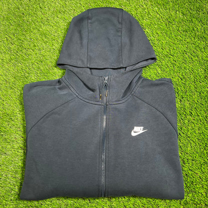 Nike Navy Tech Zip Up Hoodie Size XL USED v16515
