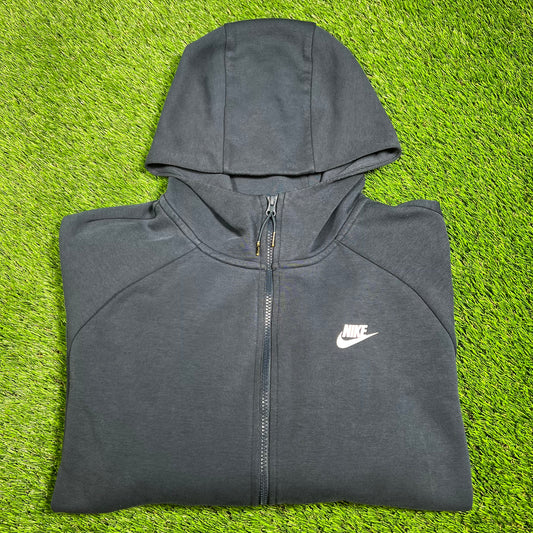 Nike Navy Tech Zip Up Hoodie Size XL USED v16515