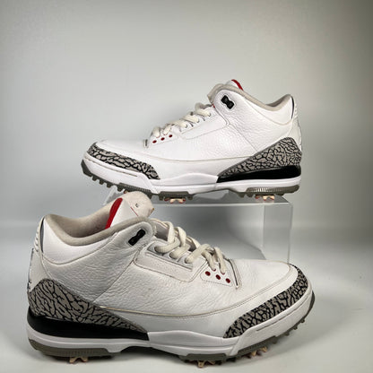 Jordan 3 White Cement Golf (2017) Size 12 USED s3293
