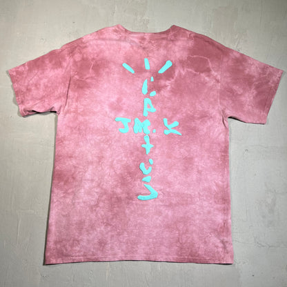 Cactus Jack McDonalds "Tell Em Jack" Mauve Tee Size XL USED x17614