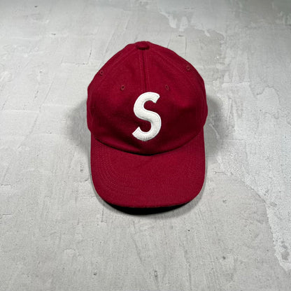 Supreme Loro Piana S Logo Burgundy Hat (2021) USED x18380