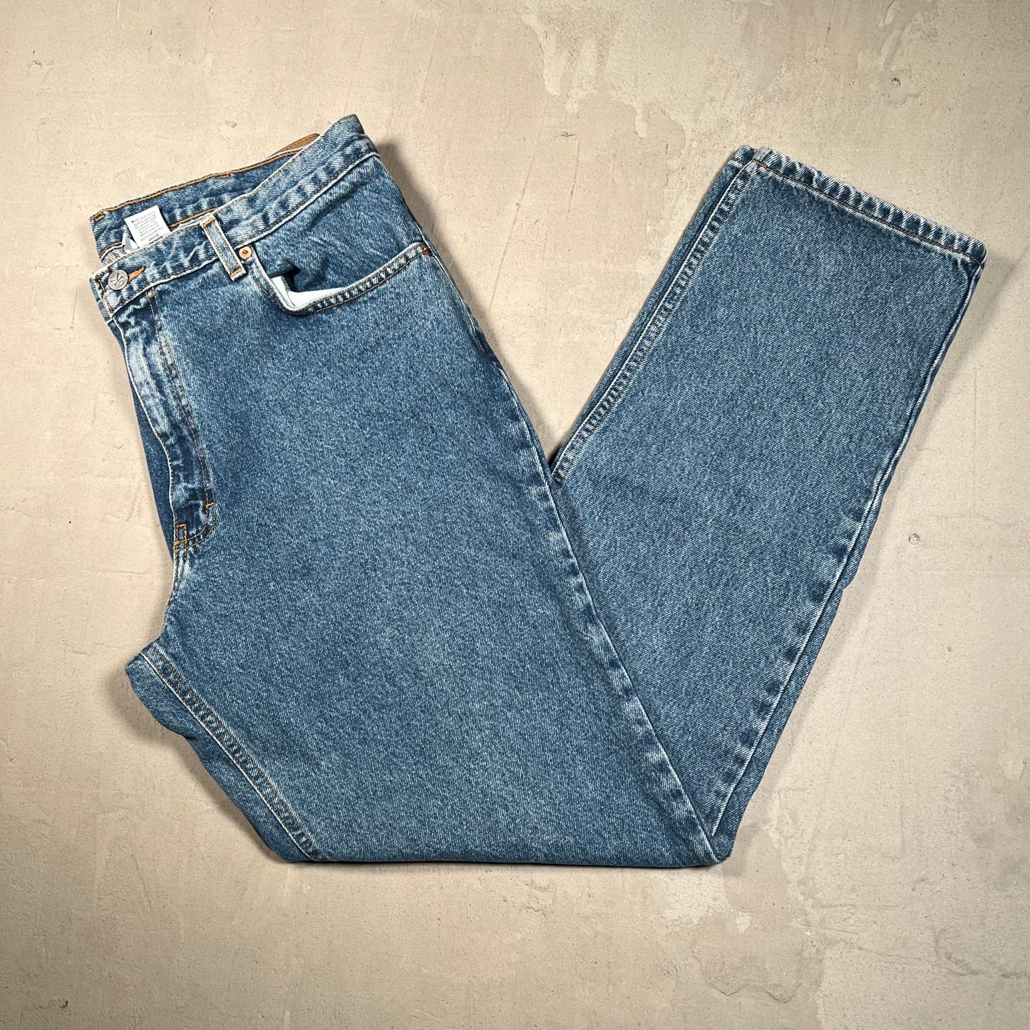 1990s Calvin Klein Blue Denim Jeans Size 38 USED v19370