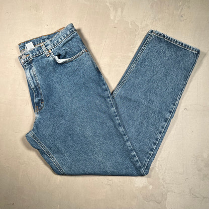 1990s Calvin Klein Blue Denim Jeans Size 38 USED v19370