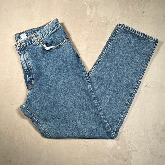 1990s Calvin Klein Blue Denim Jeans Size 38 USED v19370