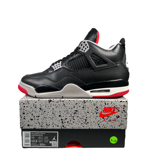 Jordan 4 Bred Reimagined (2024) Size 11 USED s19682