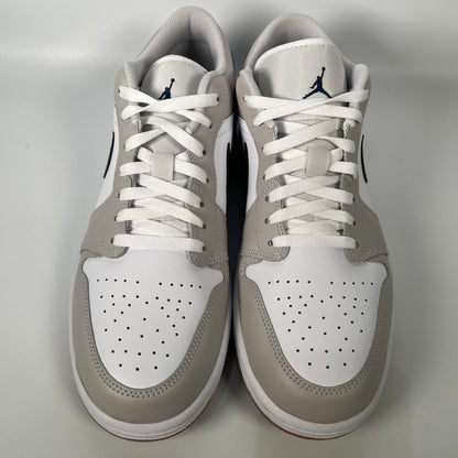 Jordan 1 Low Midnight Navy Neutral Grey Size 12.5 USED S17369