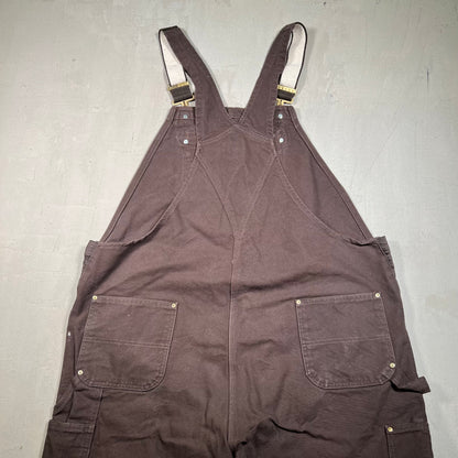 Y2K Carhartt Brown Overalls Size 46 USED v19416