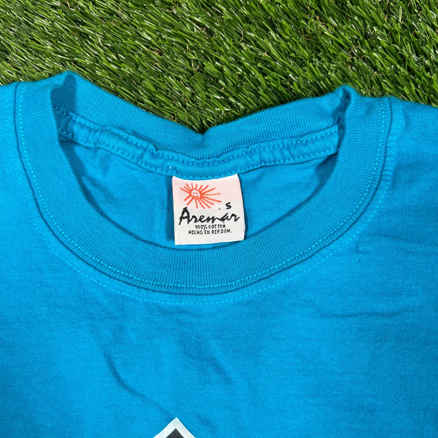 1991 Harley Davidson Punta Cana Blue Tee Size Small USED v17424