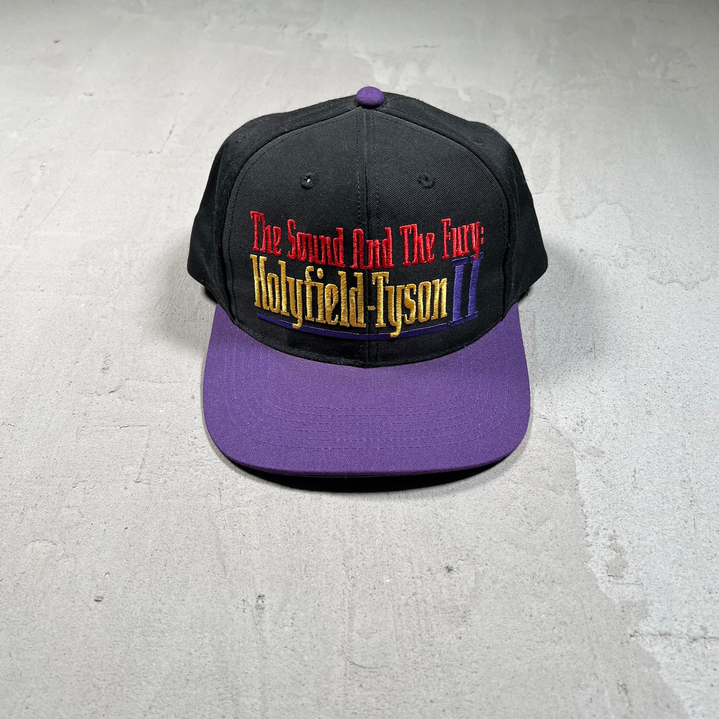 1997 MGM Grand Holyfield vs. Tyson II Boxing Hat NEW v19516