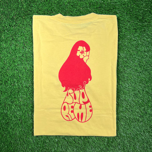 Supreme Okole Hula Yellow Tee (2005) Size XL USED x16723