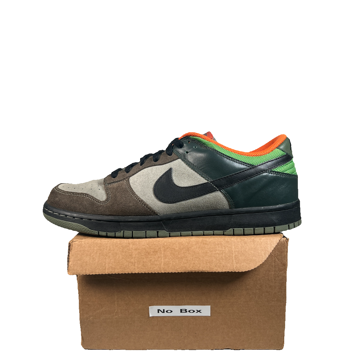 Nike Dunk Low Cl Adventure Pack Jade Stone Army Olive (2006) Size 11 USED s22578