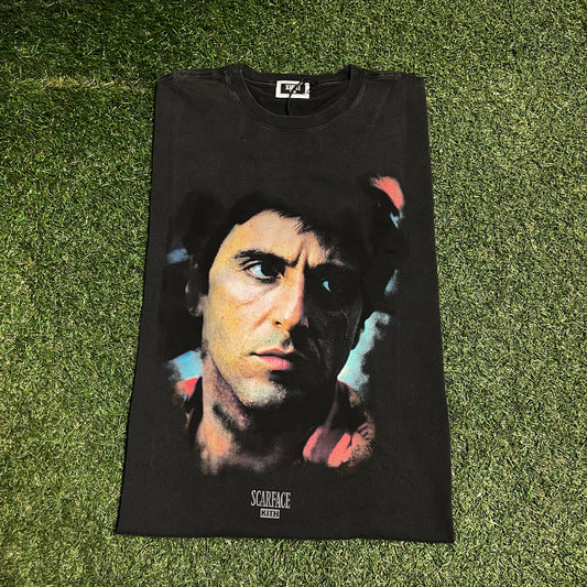 Kith x Scarface Black Tony Montana Portrait Tee Size Large NEW x14114