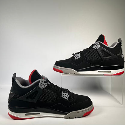 Jordan 4 Bred (2019) Size 10.5 USED s23684