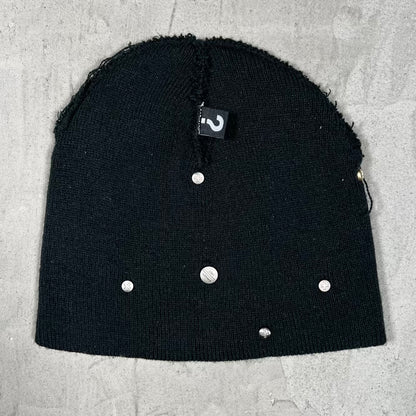 GreedyUnit Black Screw Beanie USED x18396