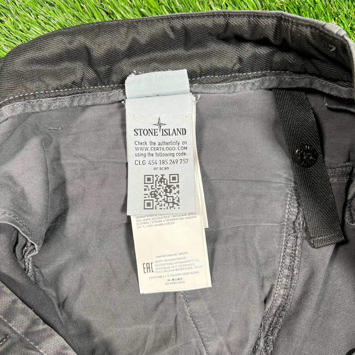 Stone Island Cargo Washed Grey Pants Size 34 USED x15441