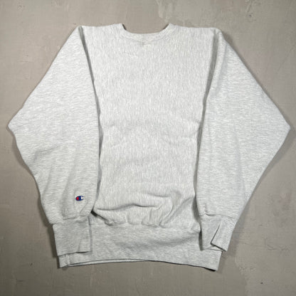 1990s Westford Academy Reverse Weave Champion Grey Crewneck Size XL USED v19023