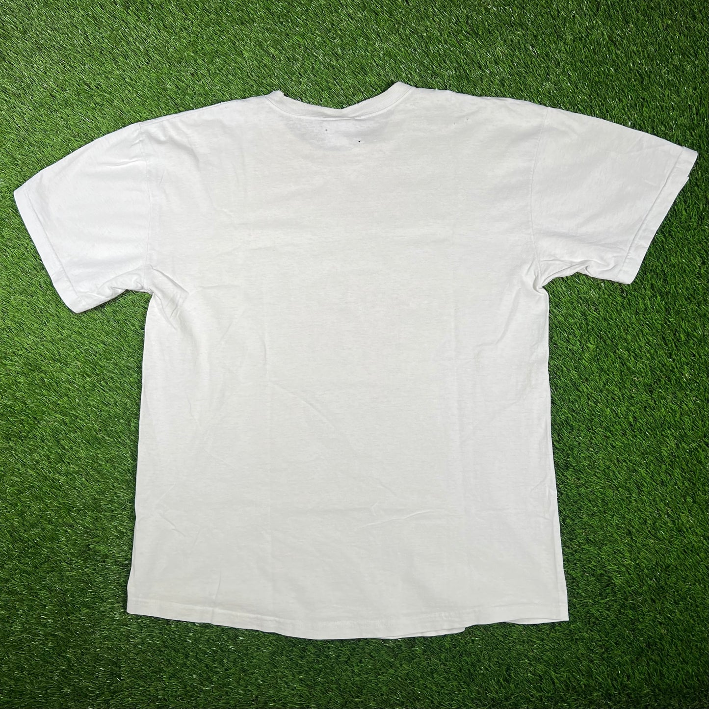 1990s Cleveland State Wrestling White Tee Size Large USED v17341