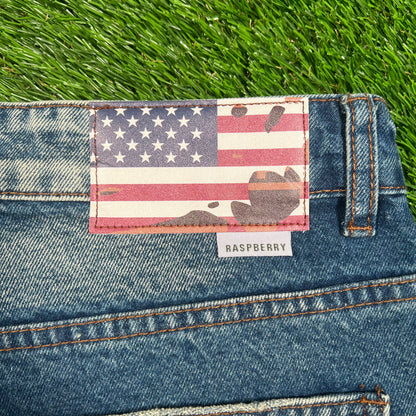 GV Gallery Miley Cyrus Flared Blue Jeans Size XS NEW x15223