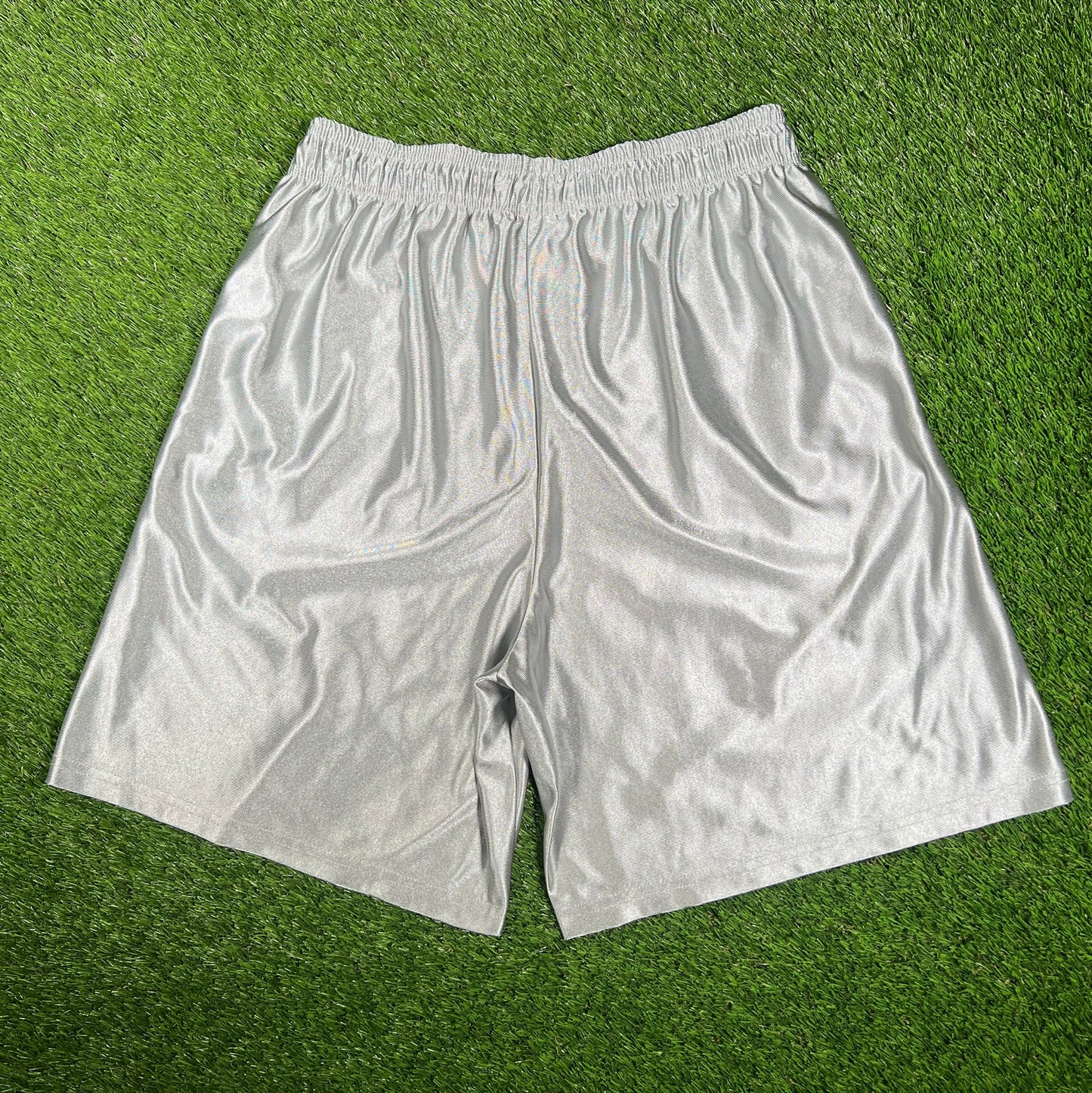 Eric Emanuel EE Baggy Shorts Silver/White (2025) Size XXL USED X14945
