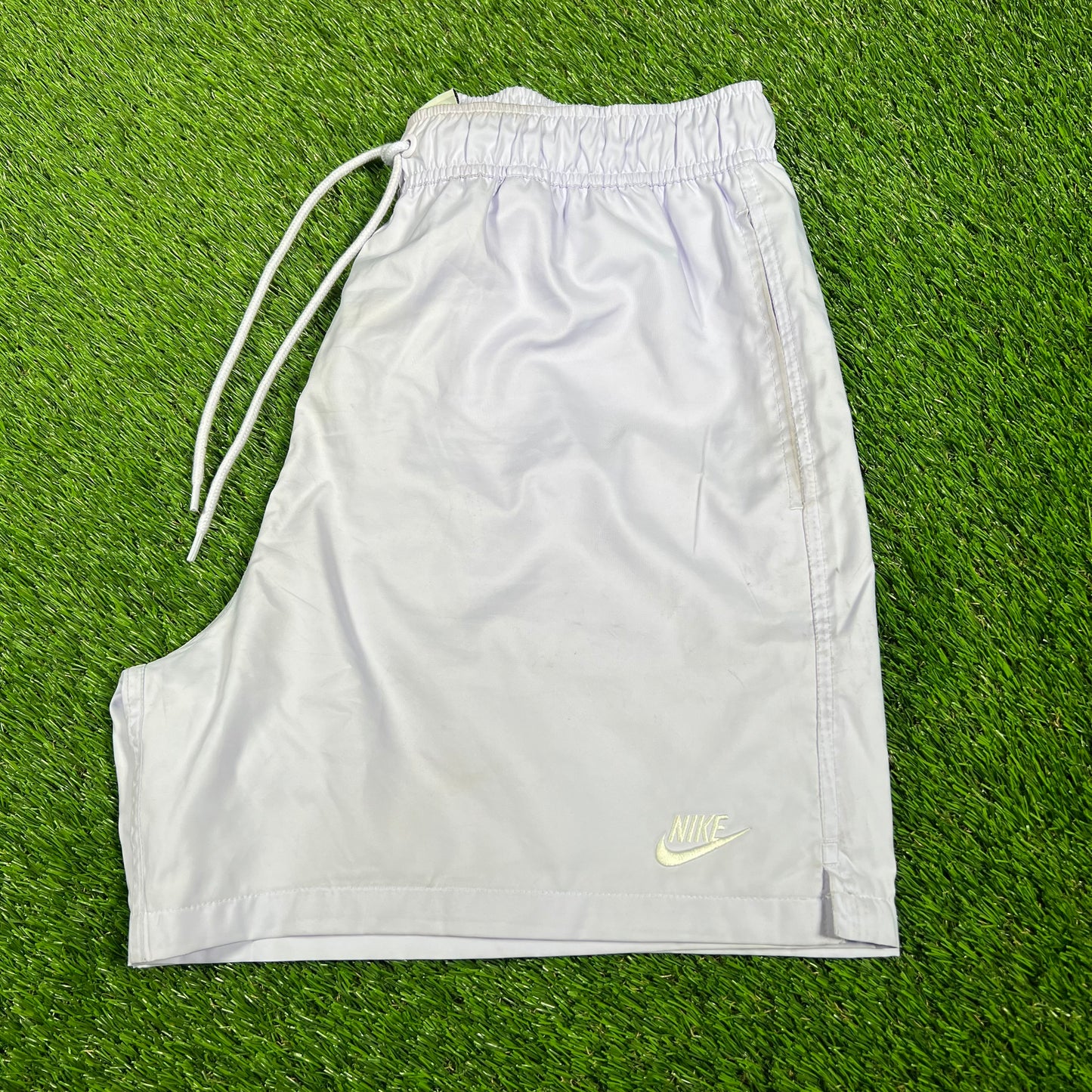 Men's Woven Flow Shorts Light Blue Size Medium v16855