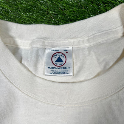 2000s Corona Extra Happy Hallowgreen White Tee Size XL USED v17199