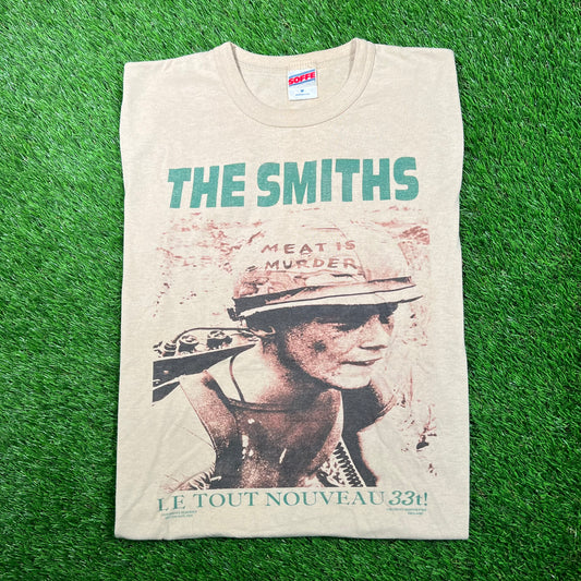 1980s The Smiths Le Tout Nouveau 33th Soffe Tan Tee Size Medium USED v18731