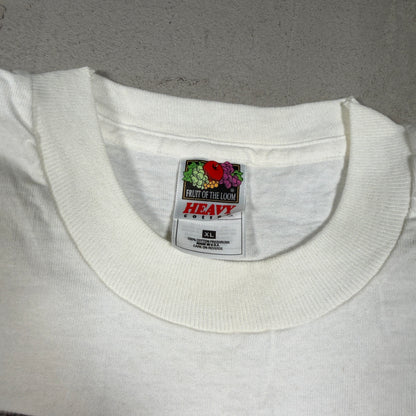 1996 Empire State Exhibitions Film Festival Kissing White Tee Size XL USED v18207