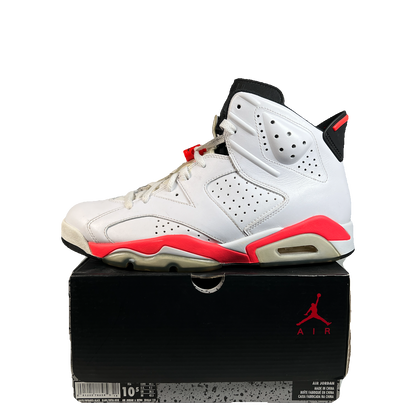 Jordan 6 Infrared White (2014) Size 10.5 USED s23107