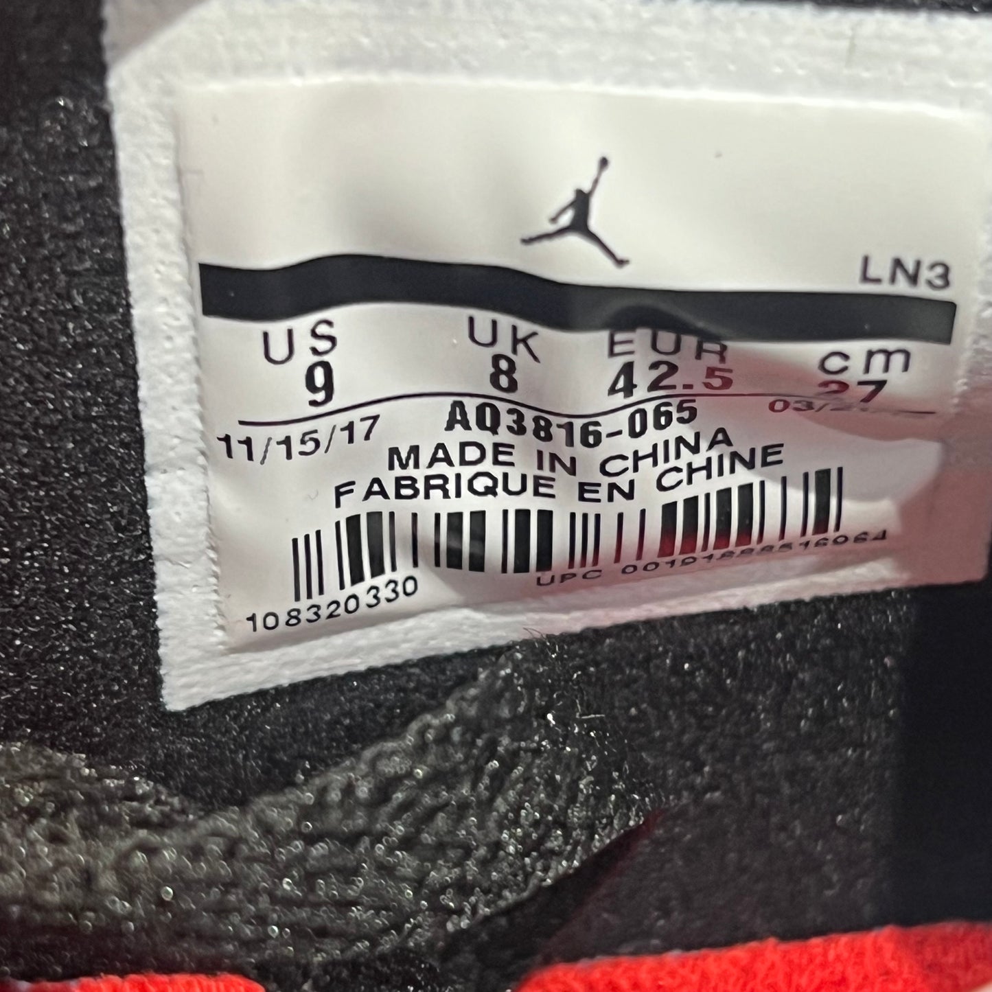 Jordan 4 Raptors (2018) Size 9 USED s21227