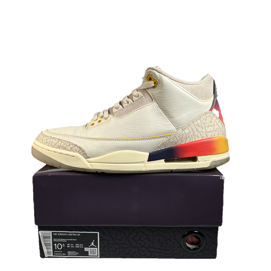Jordan 3 J Balvin Medllin Sunset (2023) Size 10.5 USED s22801