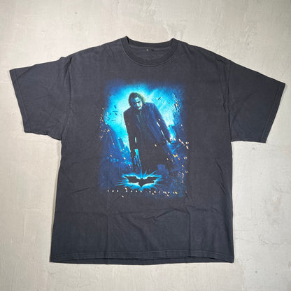 The Dark Knight Joker Black Tee Size XL USED v14928