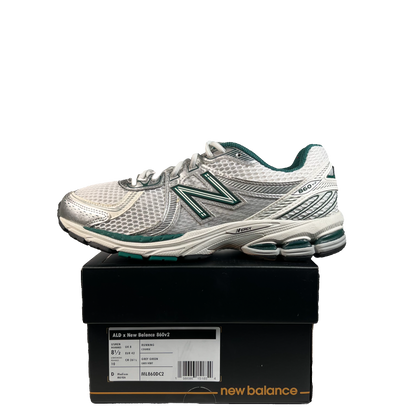 New Balance 860v2 Aime Leon Dore Grey Green (2024) Size 8.5 USED s21839