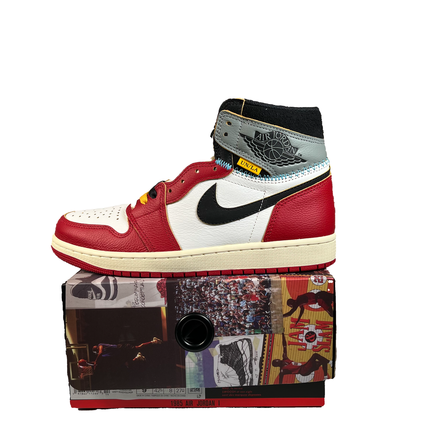 Jordan 1 High Union LA Chicago Shadow (2025) Size 9 NEW s22539